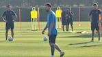 Lionel Messi en el entrenamiento de la Selección en Qatar. Foto: Lucio Casalla/El Doce