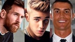 Lionel Messi es superado por Cristiano Ronaldo y Justin Bieber en el ranking.