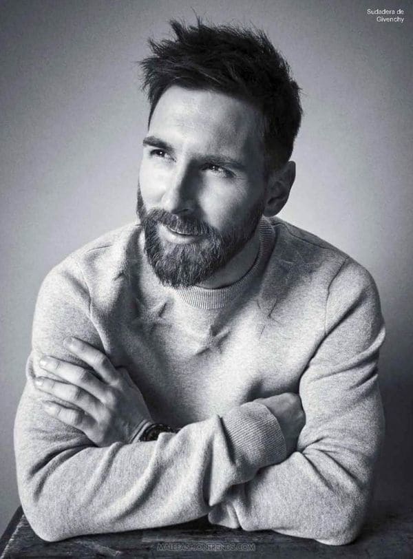 Lionel Messi posó para la revista mexicana. 