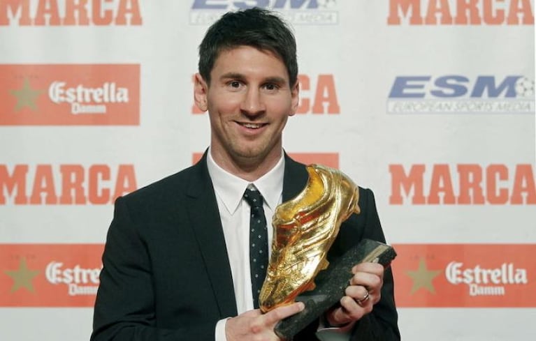 Lionel Messi recibió su cuarta "bota de oro"