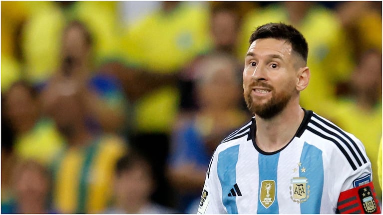 Lionel Messi se lesionó el isquiotibial y se pierde los amistosos con la Selección. (Foto: AFP).