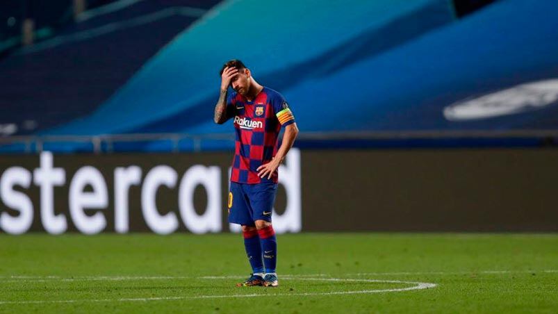 Lionel Messi se quedó sin títulos en una temporada por segunda vez en su carrera.