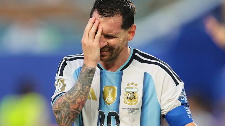 Lionel Messi tras un partido sufrido ante Cabo Verde.
