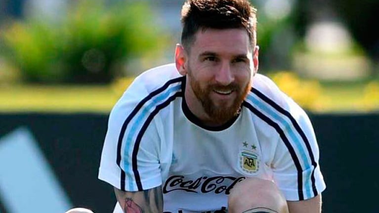 Lionel Messi tuvo el agrado de conocer a Julia Roberts.