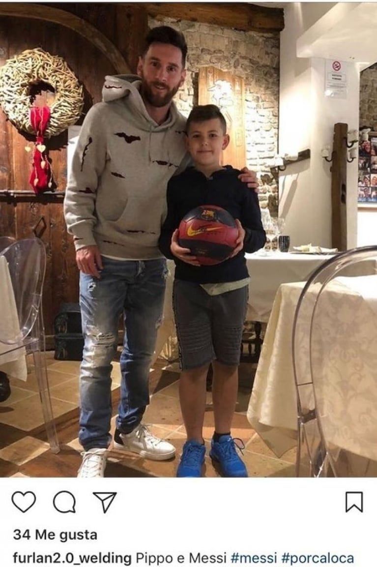 Lionel Messi visitó a su nutricionista en Italia antes del Mundial