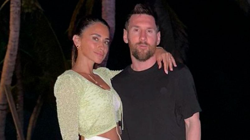 Lionel Messi y Antonela Roccuzzo siguen de vacaciones. 