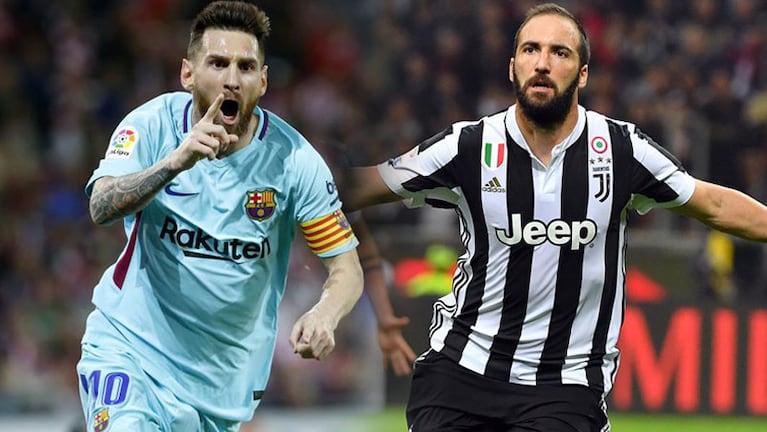 Lionel Messi y Gonzalo Higuain marcaron en Europa.