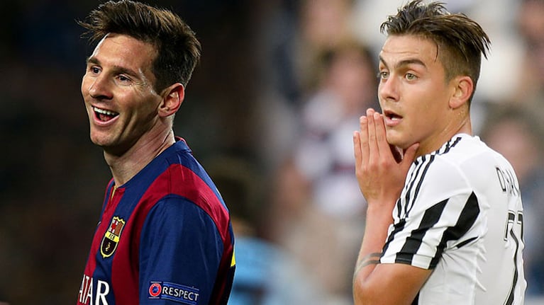 Lionel Messi y Paulo Dybala, dos zurdos con mucha magia. 