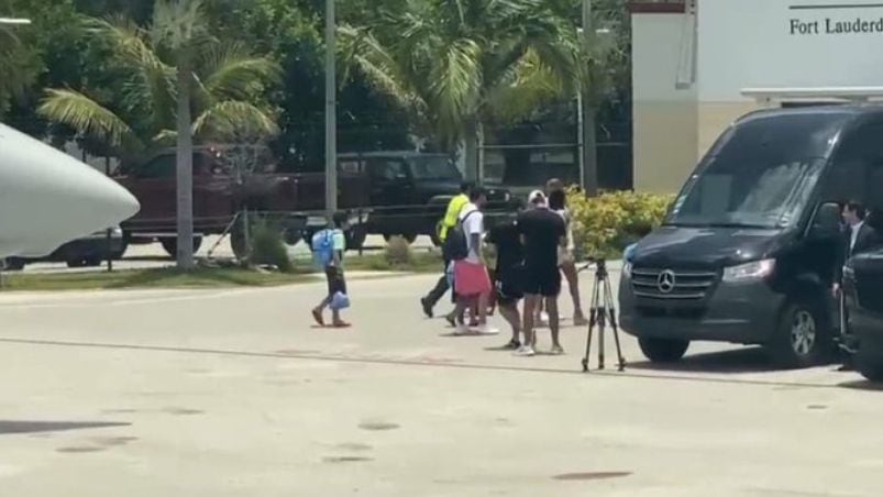 Lionel y su familia llegaron a Estados Unidos. 