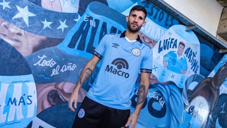 Lisandro López, la cara nueva en Belgrano.