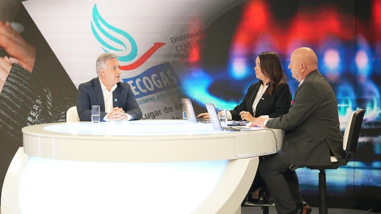 Llaryora, en Noticiero Doce.