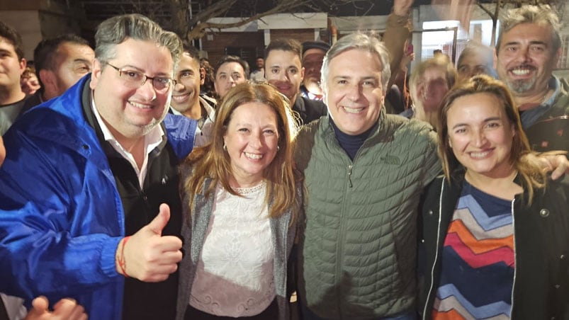 Llaryora y Prunotto acompañaron a Nanini, la ganadora en las elecciones.