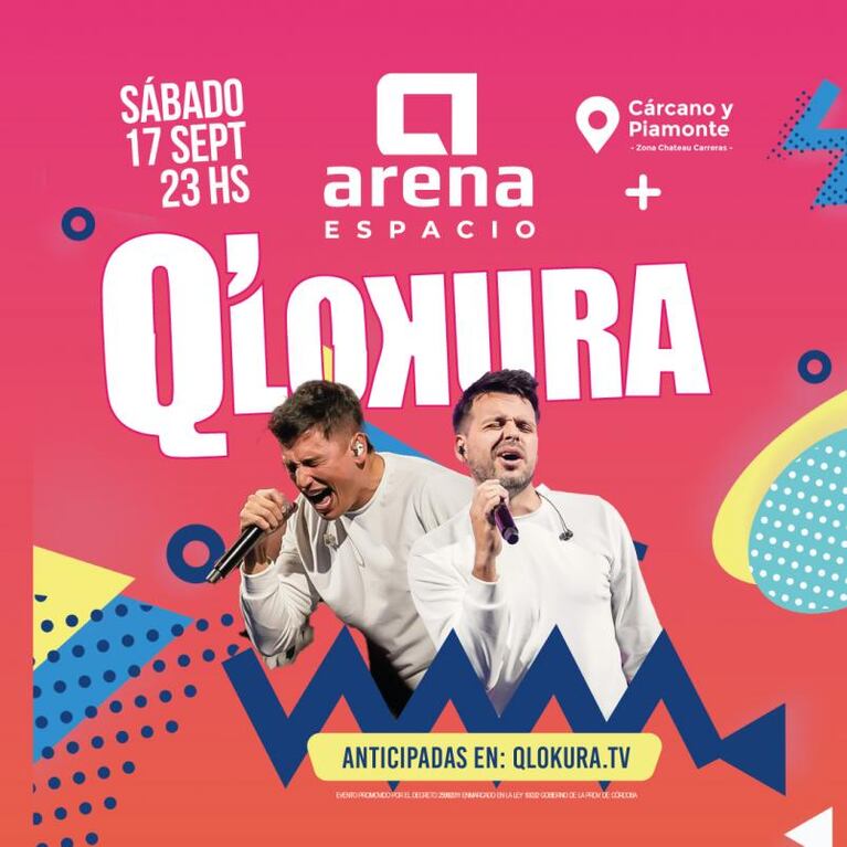 Llega el cuarteto a la zona norte: por primera vez, Q'Lokura en Arena