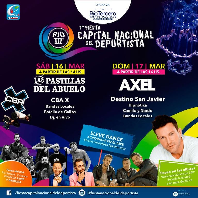 Llega la fiesta que pone a Río Tercero en la agenda de eventos