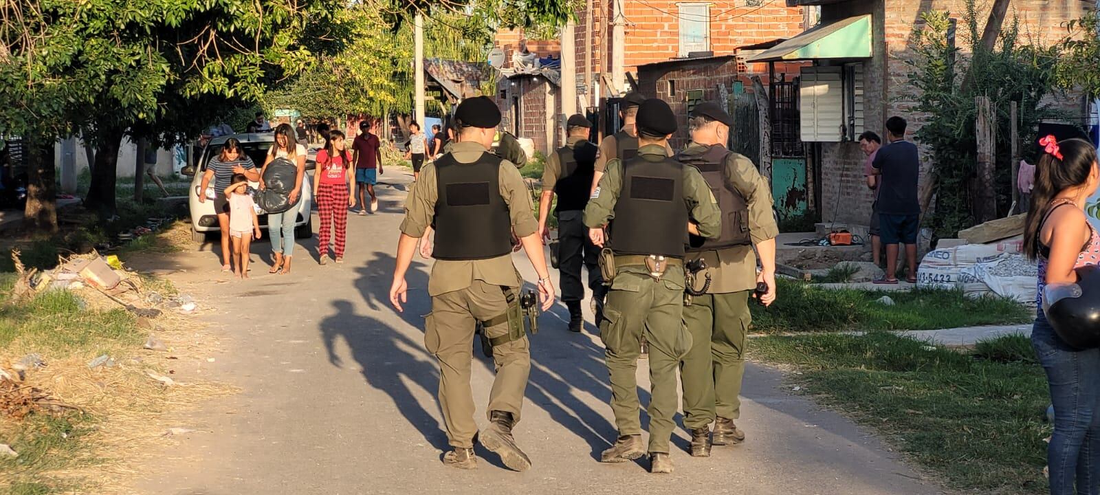 Llegaron las Fuerzas Federales y hay 200 agentes de Córdoba. Fotos: Fredy Bustos/ElDoce.