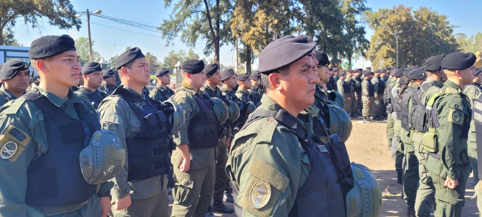 Llegaron las Fuerzas Federales y hay 200 agentes de Córdoba. Fotos: Fredy Bustos/ElDoce.