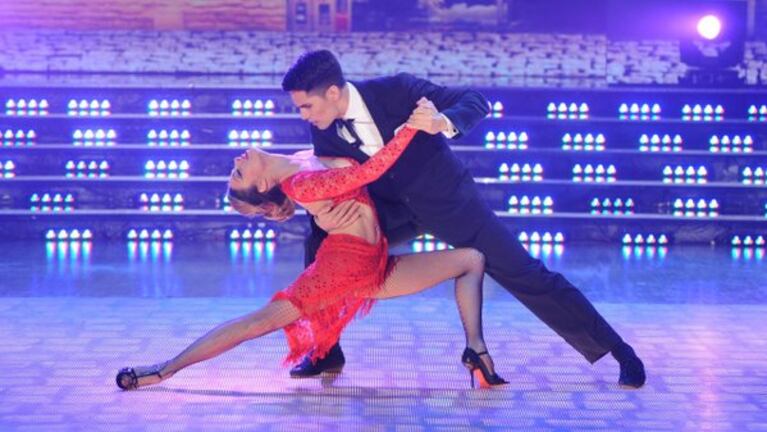 Llena de talento. Gisela Bernal bailó un tango perfecto.