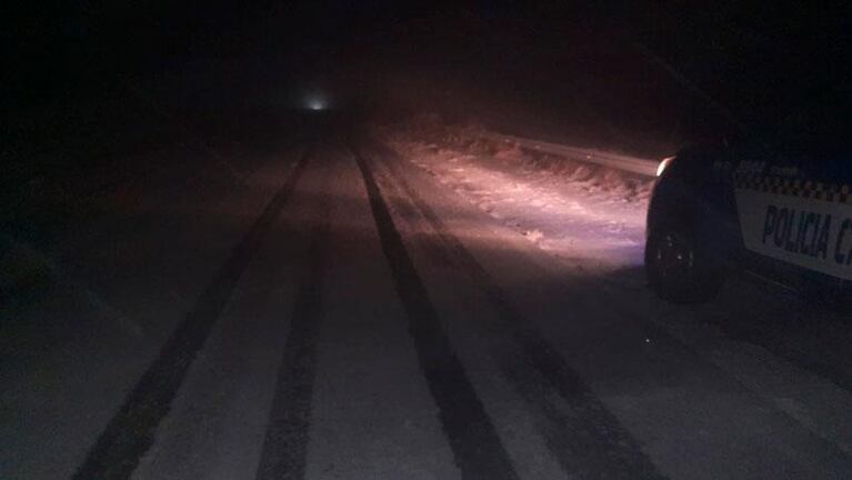 Llovió en Córdoba y nevó en las Altas Cumbres