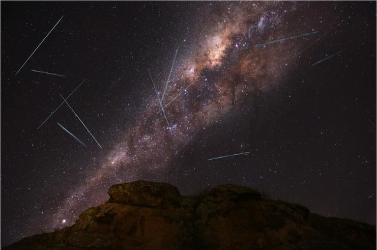 Lluvia de estrellas: así se vio desde las Sierras de Córdoba