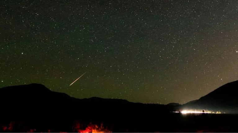 Lluvia de meteoritos durante mayo en Córdoba. (Foto: gentileza CNN)