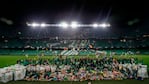 Lluvia de peluches solidaria en el Betis.