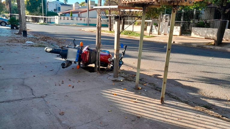 Lo balearon para robarle la moto. Foto: Pablo Olivarez/El Doce.