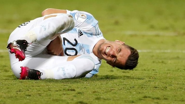 Lo Celso, afuera por lesión.