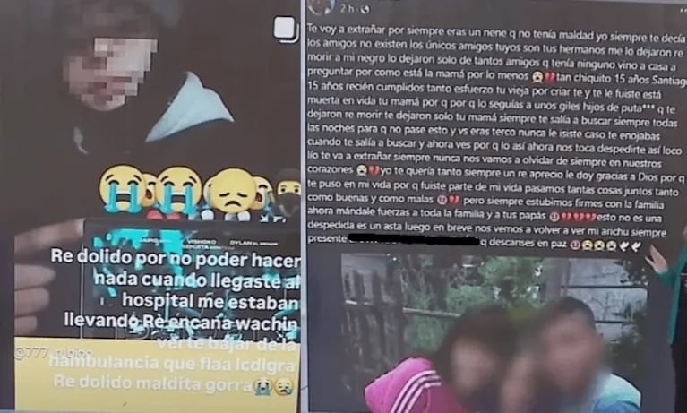 “Lo dejaron re morir a mi negro”: la despedida al ladrón de 15 años abatido por una policía
