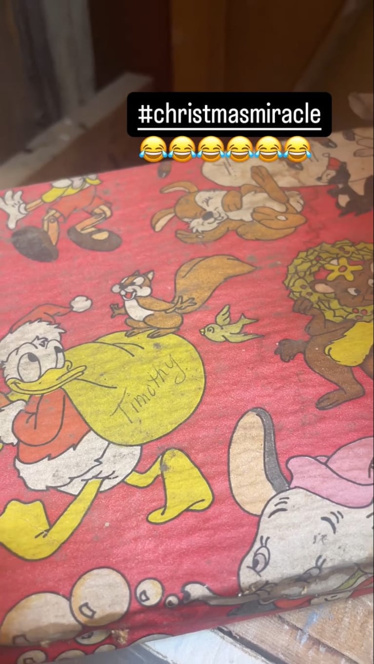 Lo halló 46 años más tarde. Captura de imagen del video subido a Instagram por @tking_cs (INSTAGRAM).