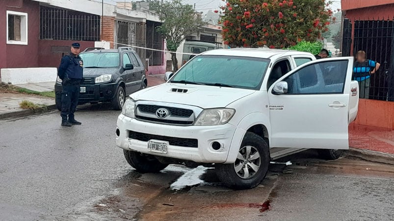 Lo mataron de un tiro para robarle la camioneta. Foto: Pablo Olivarez / El Doce