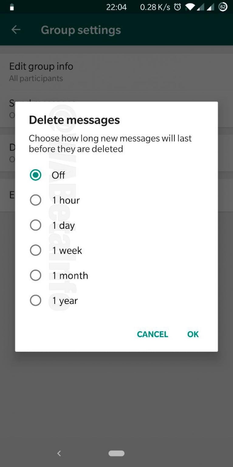 Lo nuevo de WhatsApp: permitirá programar el tiempo para que un mensaje se elimine solo