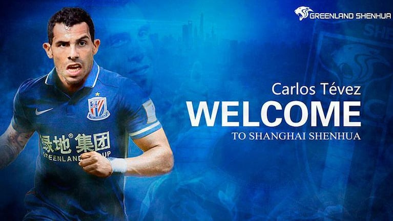 Lo que se esperaba: Tevez es la nueva estrella de la liga china