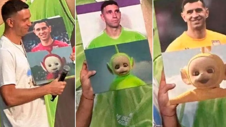 Locura por el Dibu en China: lo compararon con los Teletubbies y lo hicieron hablar en chino