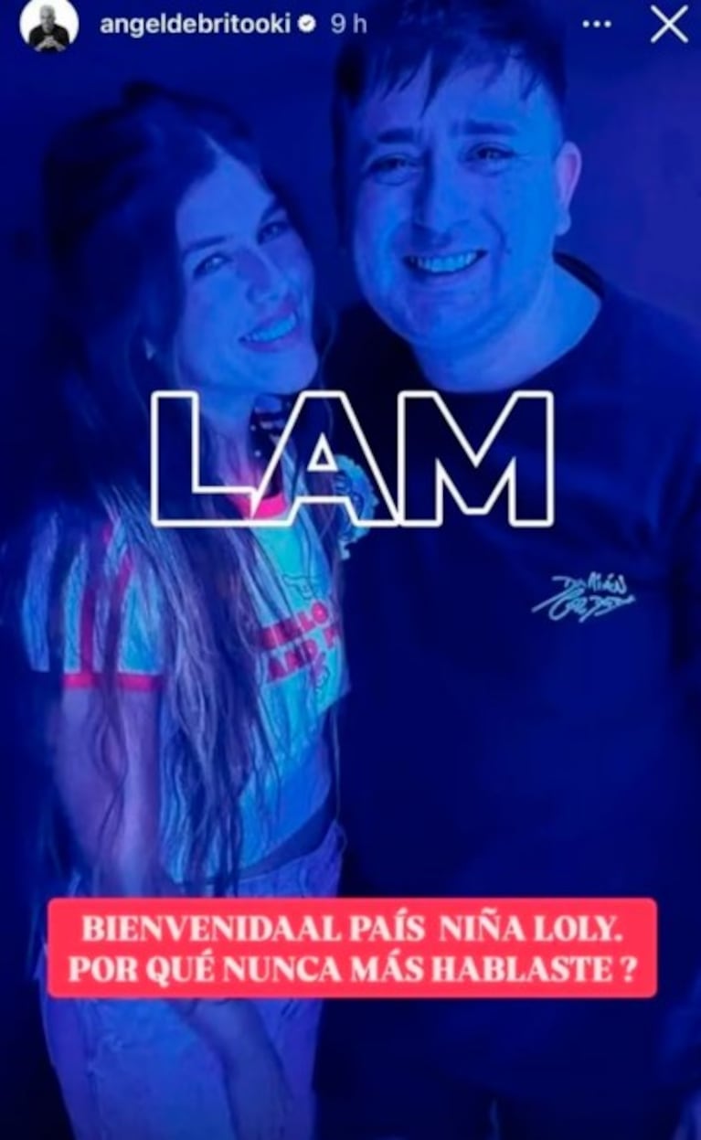 Loly Antoniale estuvo en el baile de Damián Córdoba.