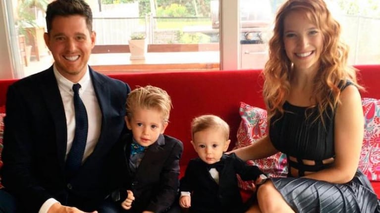 Lopilato y Bublé confirmaron que su hijo tiene cáncer