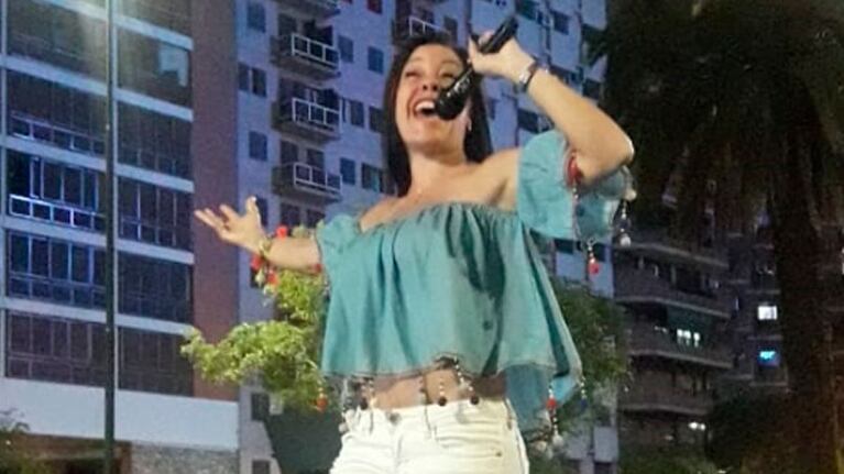 Lorena Jiménez en plena Fiesta Infinita.