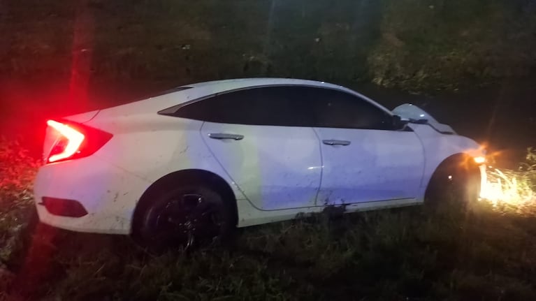 Los accidentes ocurrieron bajo la intensa lluvia en Córdoba.