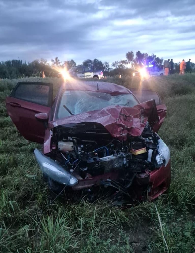 Los accidentes ocurrieron bajo la intensa lluvia en Córdoba.