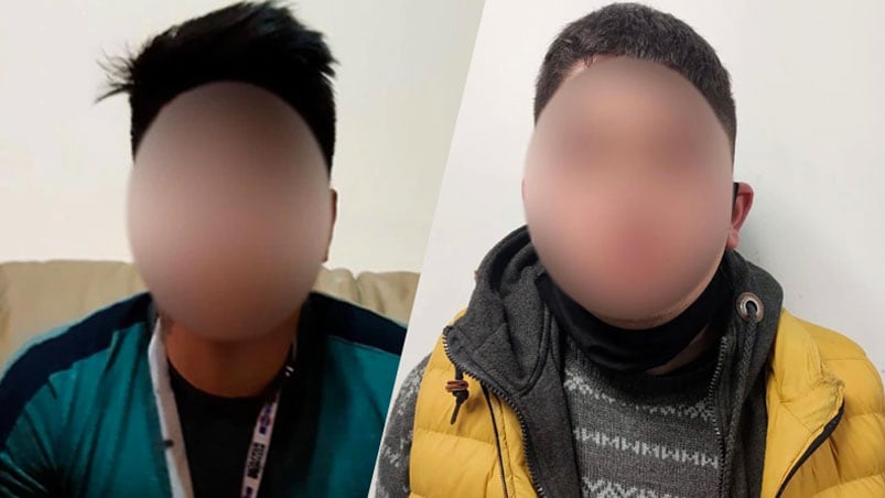 Los adolescentes quedaron detenidos tras un megaoperativo.