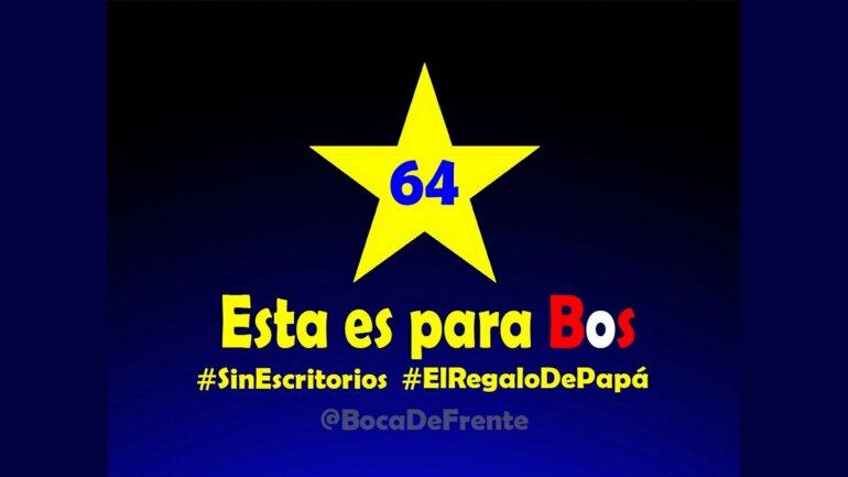 Los afiches, un clásico en el fútbol. 