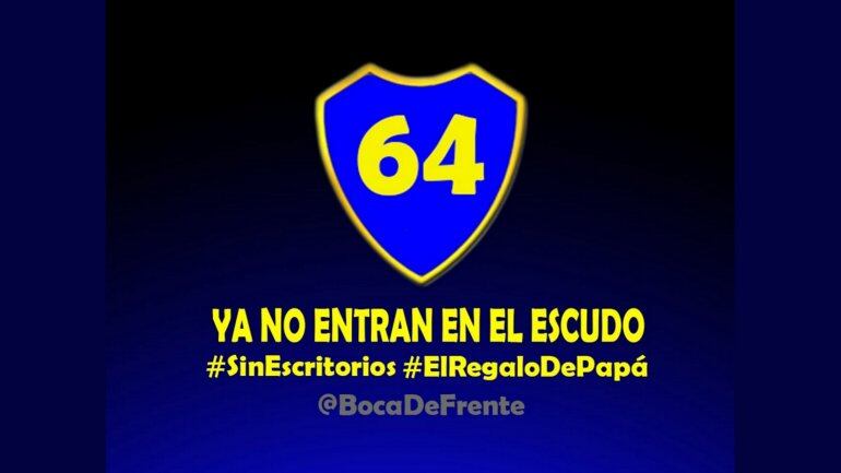 Los afiches, un clásico en el fútbol. 