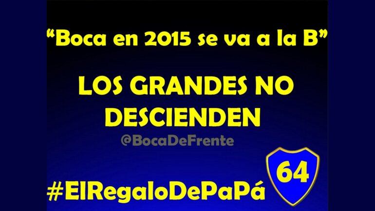Los afiches, un clásico en el fútbol. 
