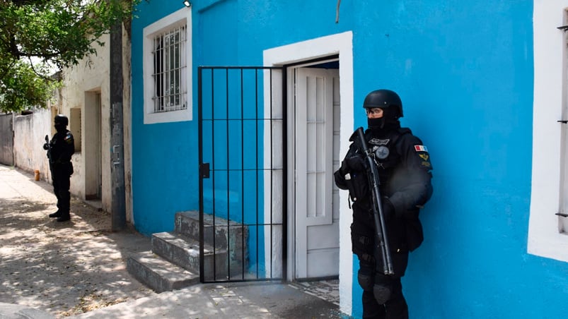 Los allanamientos fueron en barrio La Maternidad. 