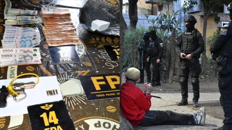 Los allanamientos tuvieron lugar en diferentes locaciones de Villa María. (Foto: Prensa FPA)