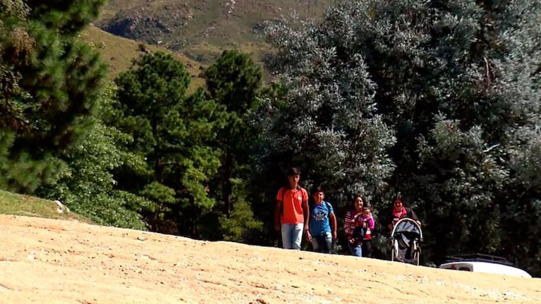 Los alumnos viajan a La Cumbrecita para estudiar.