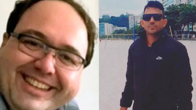 Los amantes brasileros antes del crimen.