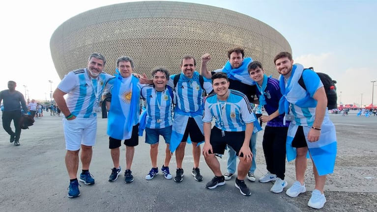 Los argentinos ingresaron al estadio Lusail. Foto: Lucho Casalla/ElDoce. 