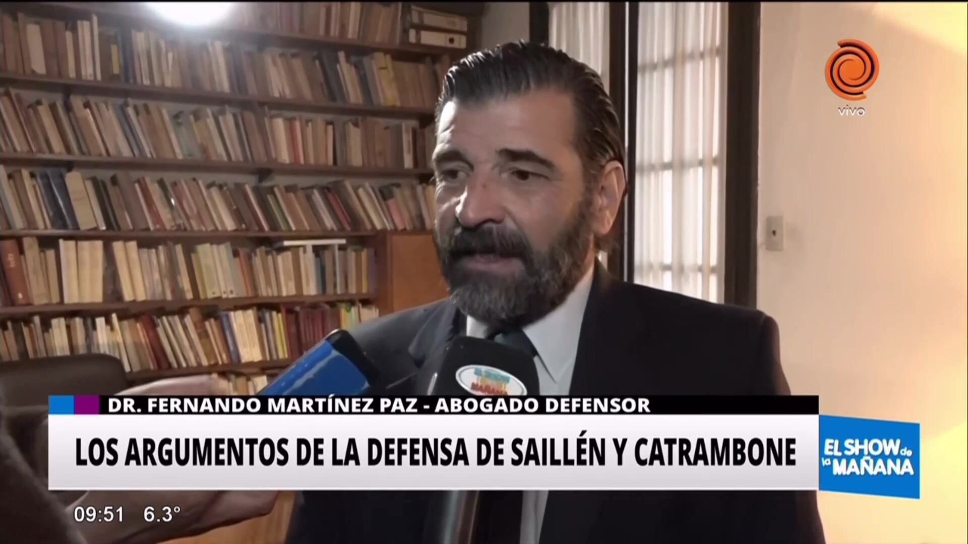 Los argumentos de la defensa de Saillén y Catrambone