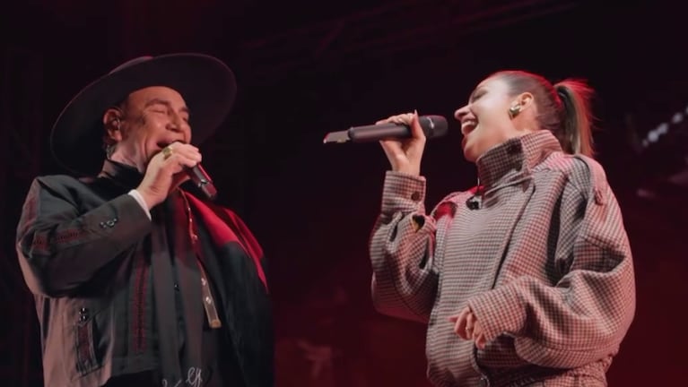 Los artistas coincidieron en un festival en Salta y cantaron juntos una zamba.