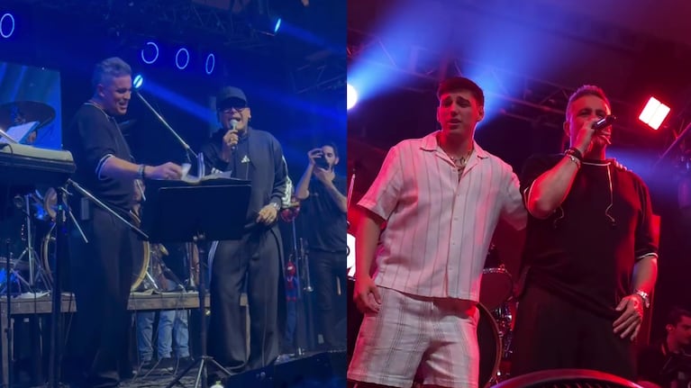 Los artistas compartieron escenario por primera vez en Villa Retiro.